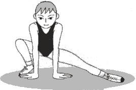 鼠けい部と足の裏のためのストレッチ