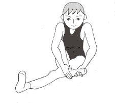 足の先と足の裏のためのストレッチＢ