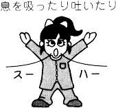 息を吸ったり吐いたり