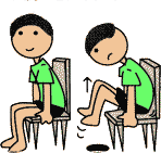 体の持ち上げ